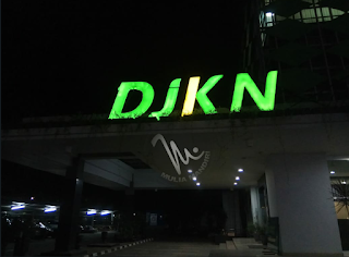 Huruf Timbul Acrylic Kantor Pajak DJKN Serang Banten