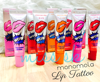 Lips Tattoo WOW Monomola Korea | Tato bibir | Lip tatto Bpom