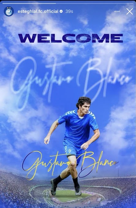 Oficial: Esteghlal, firma Blanco Leschuk