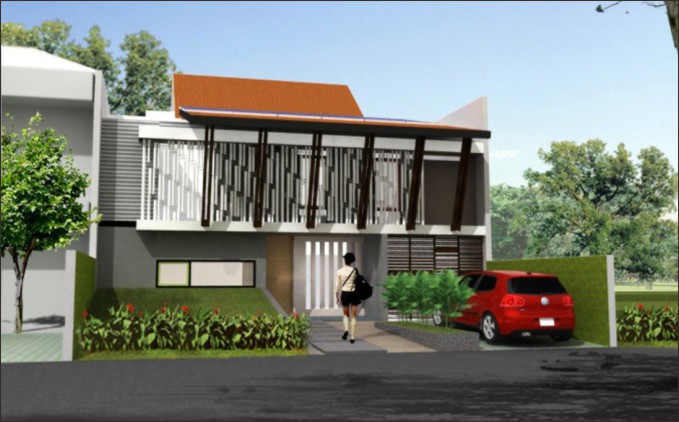 desain rumah tropis