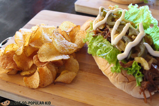 Pulled Pork Sandwich  of Route 55, Baguio