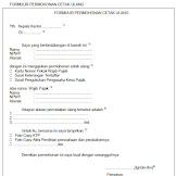 Formulir Cetak Ulang Npwp Doc