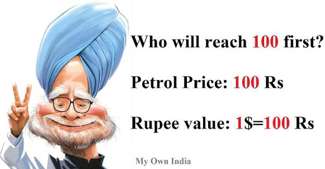 Joke on petrol prize hikes- Political Jokes.