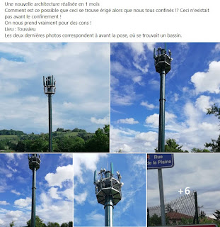 nouvelles antennes posées pendant le confinement