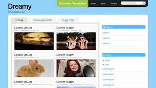 Dreamy Blogger Templates