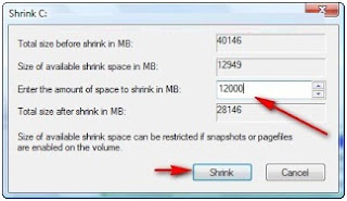 Cara membuat partisi dan memperkecil partisi hardisk di windows vista
