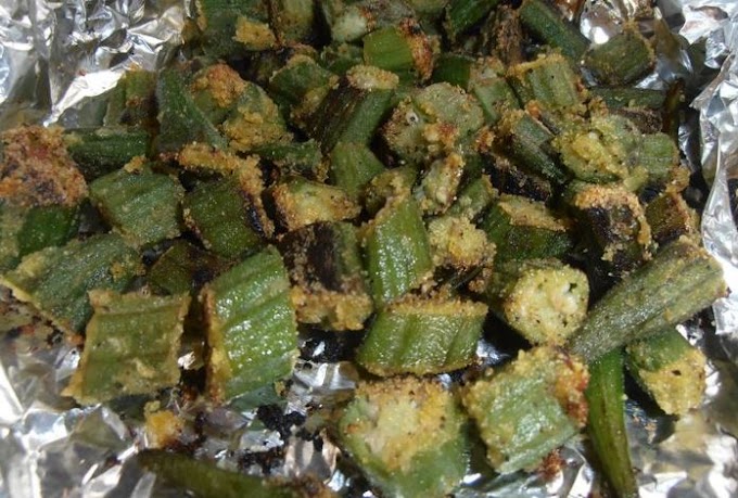 Grilled Okra (2 servings)