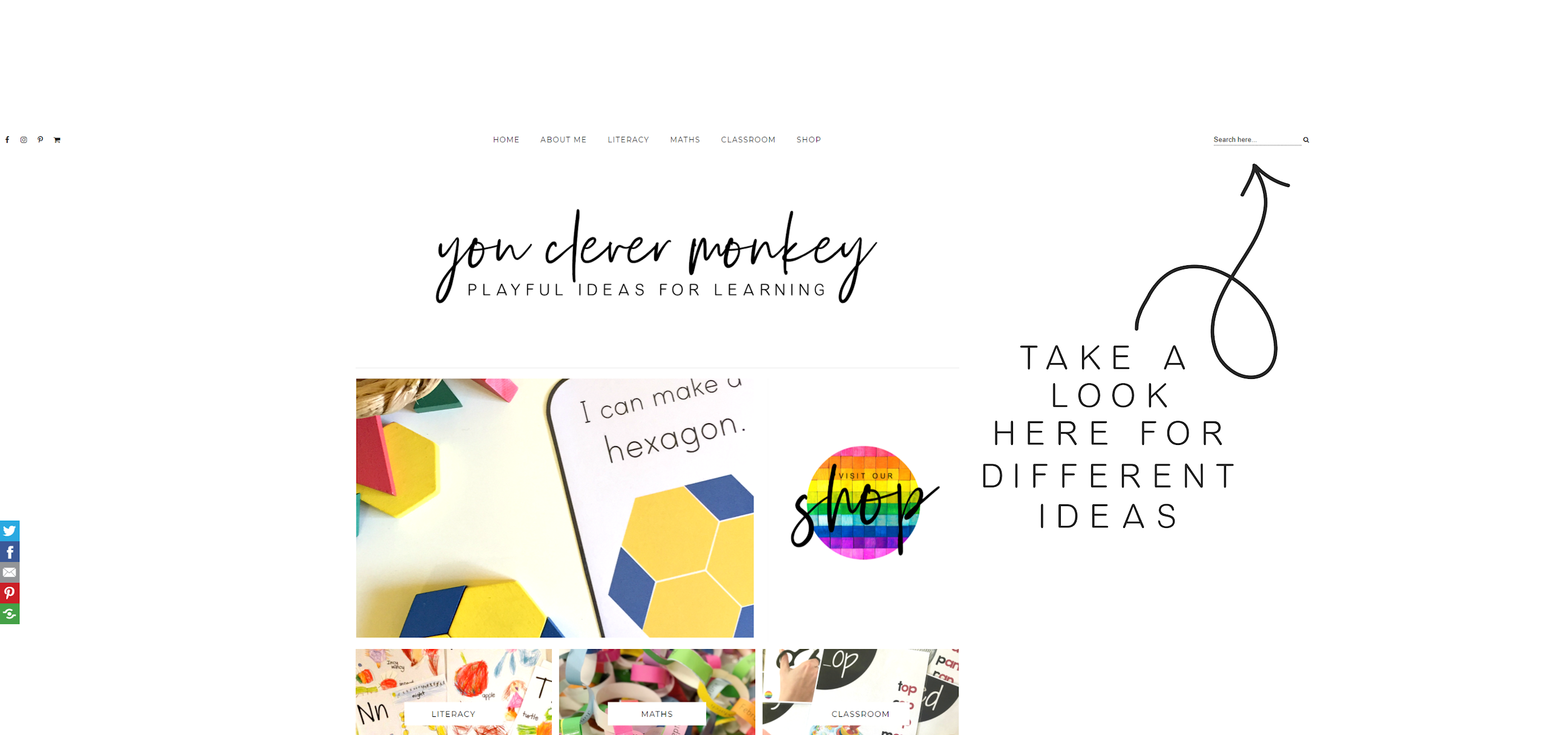 Search all of You Clever Monkey's Blog to find more teaching ideas for class and home | you clever monkey