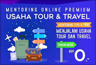 Mentoring Usaha Tour & Travel Premium Modal Rp 0