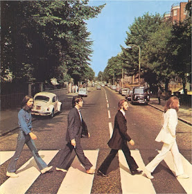 The Beatles 1969 Abbey Road cover.