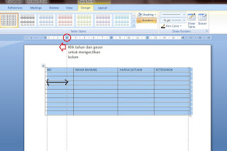  sanggup dilakukan dengan beberapa cara yang gampang Cara Membuat Tabel di Microsoft Word 2007 