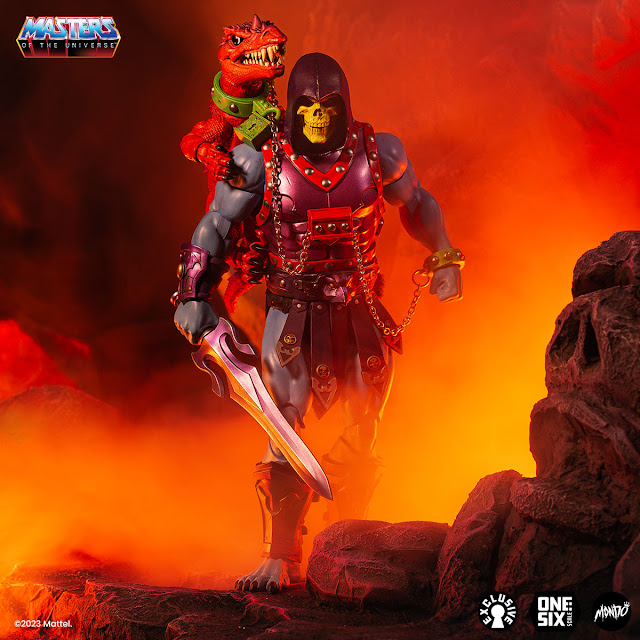 Mondo MASTERS OF THE UNIVERSE SKELETOR Deluxe Timed Edition 6th Scale Figure 001