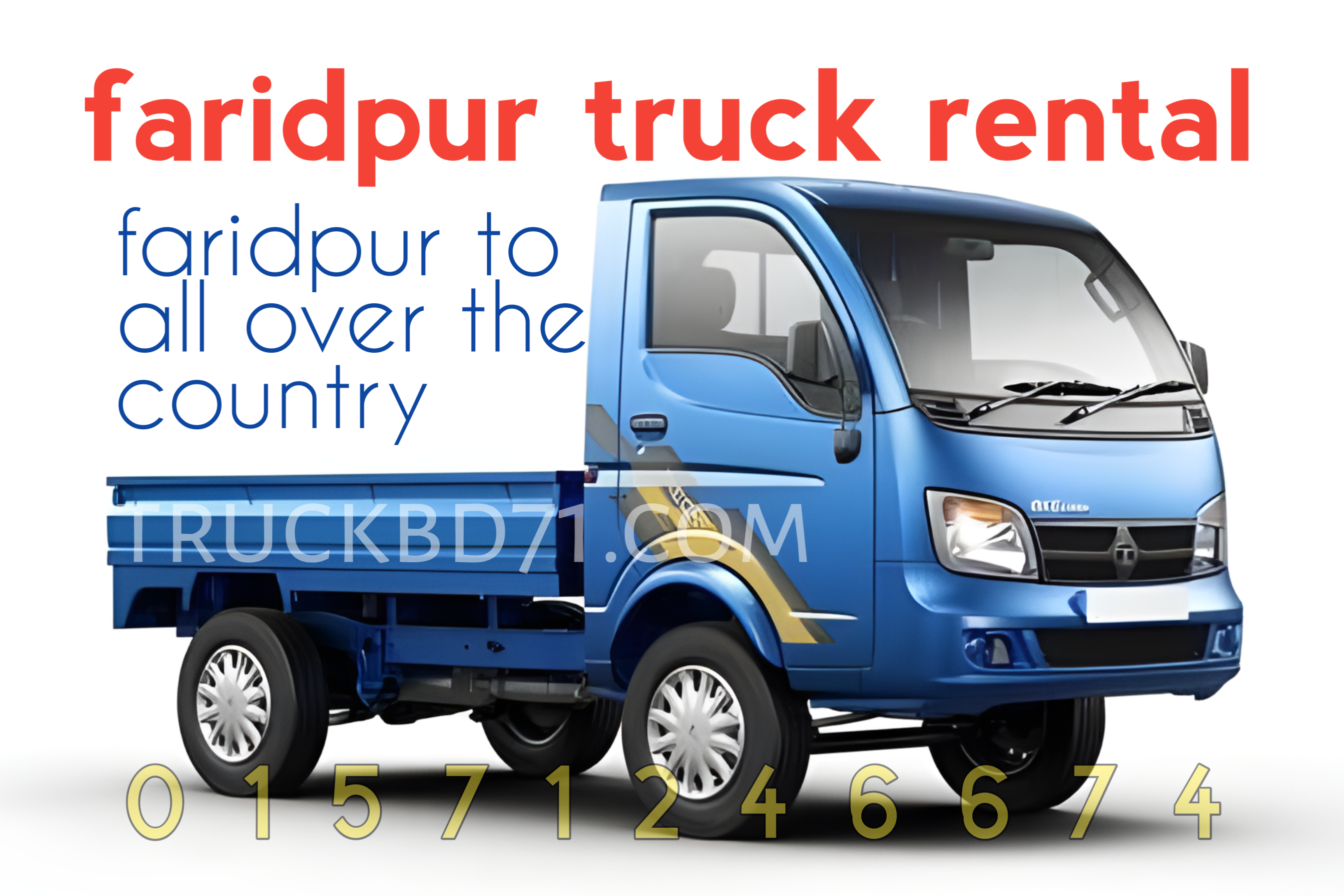 faridpur truck rental contact number