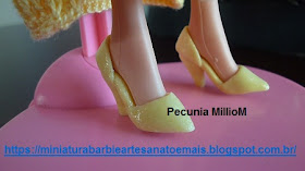 Sapatinhos de Biscuit Para Bonecas Barbie  Criados Por Pecunia MillioM