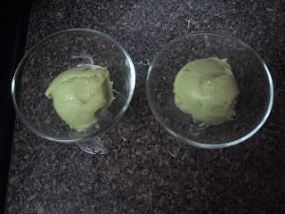 Avocado ice cream