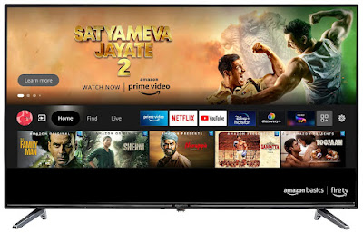 AmazonBasics 81cm (32 inches) Fire TV Edition HD Ready Smart LED TV