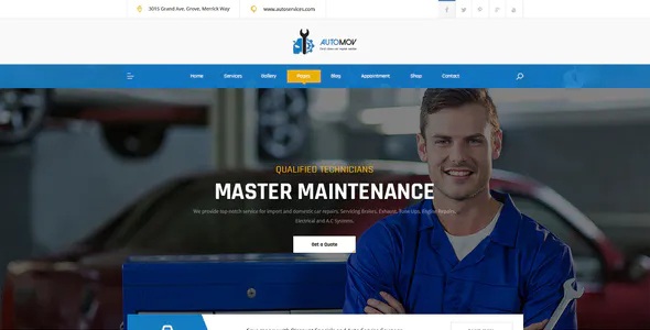 Car Repair & Services Elementor Template Kit