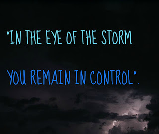 in the eye of the storm He remains in control 