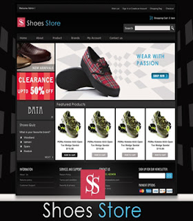 Drupal Ecommerce Template for Shoes Store 