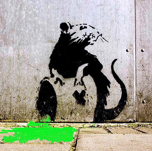 banksy art rat. Tags: Art - Banksy - Rat