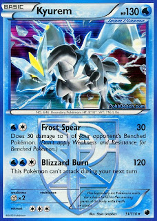 Kyurem Plasma Freeze Pokemon Card