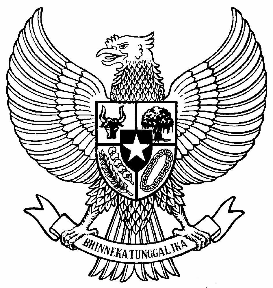  Gambar  Mewarnai Garuda  Anak TK dan SD