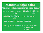 Contoh Soal Operasi Hitung Campuran Kelas 4 Sd