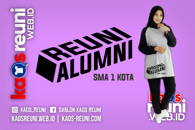 Kaos Reuni Alumni Tunik Dress