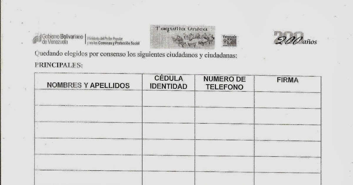 MODELOS DE CARTAS EN GENERAL PARA CONSEJOS COMUNALES EN VENEZUELA: COMITÉ DE EDUCACIÒN, CULTURA 