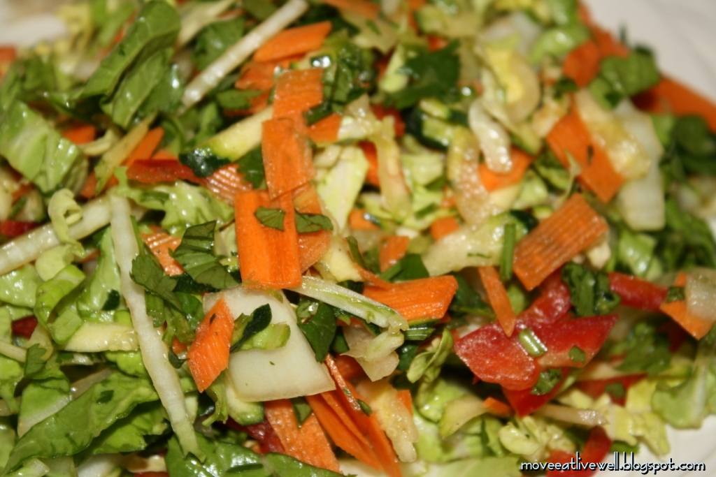 Move. Eat Healthy. Live Better.: SPICY NAPA CABBAGE SALAD 