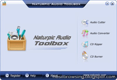 Naturpick audio toolbox screenshot