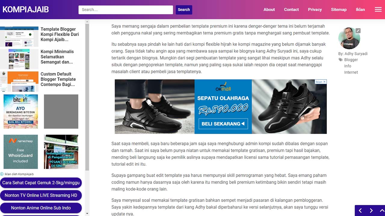 Solusi Iklan Di Tengah Artikel Dengan Auto Ads Di Blogger