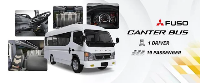 indonesian fuso canter bus