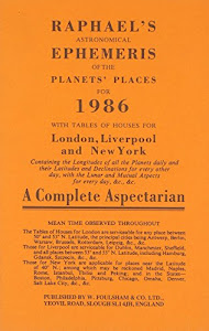 Raphael's Astronomical Ephemersis of the Planet's Places, 1987