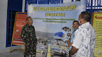 Danrem 043/Gatam Brigjen TNI Toto Jumariono,S.S.M.I.Kom  Tutup Magang Budidaya Ikan Laut Di KJA Bagi Pokdakan Banteng Pematang 1