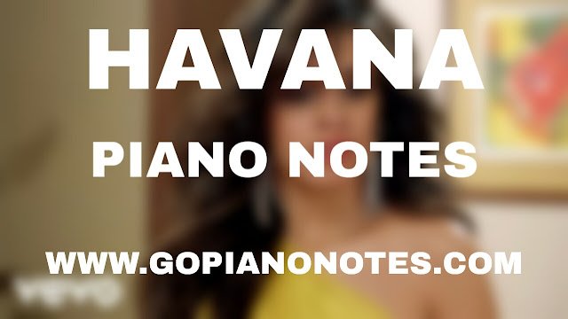 Havana Piano Notes