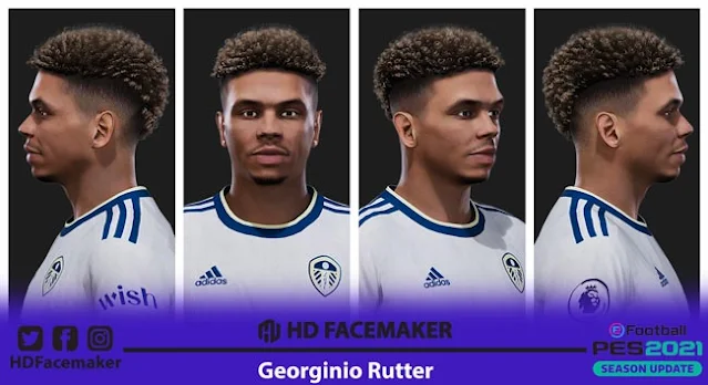 Georginio Rutter Face For eFootball PES 2021