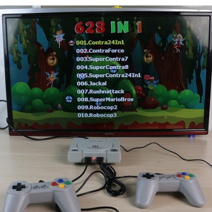 Máy Chơi Game playstation 4 Nút HDMI 628 trò nes+20 trò mới , tay cầm game , máy chơi game , ps4-Bảo hành 24 tháng