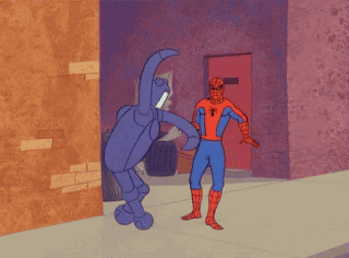 Gambar Animasi Spiderman Bergerak Lucu