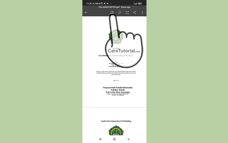 Cara Edit File PDF di HP Android