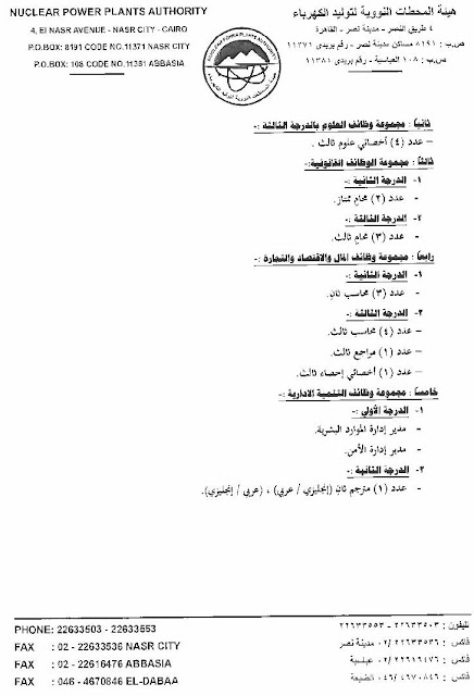 إعلان هيئة المحطات النووية لتوليد الكهرباء