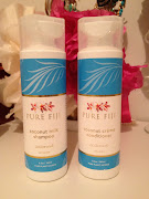 Pure Fiji coconut créme conditioner 265ml & Pure Fiji coconut milk shampoo .