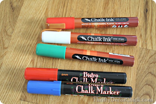 chalk markers