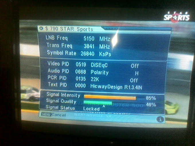 Star Sports BISS channel now FTA on AsiaSat 3S.