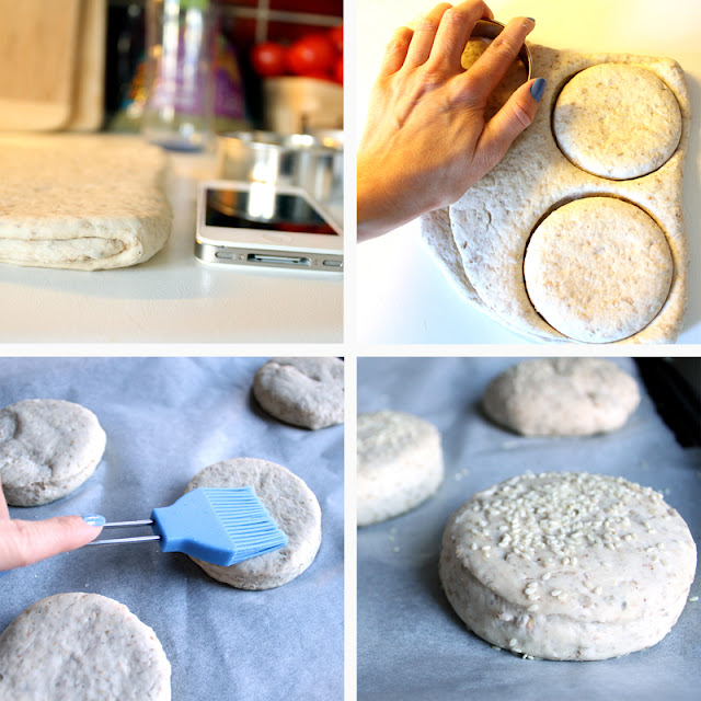 Oppskrift Hjemmebakte Burgerbrød Perfekte Hamburgerbrød Sesamfrø Halvgrove Rugmel