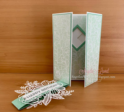 Angela's PaperArts: Stampin Up Splendid Day Gatefold Shutter birthday card