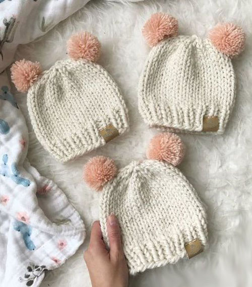 Basic Knitted Baby Hat - Free Pattern 