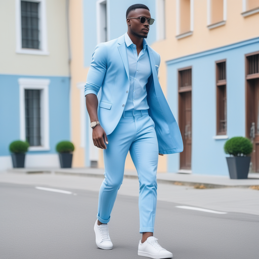 what colors match with light blue