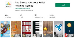 Anti stress anxiety relief game 