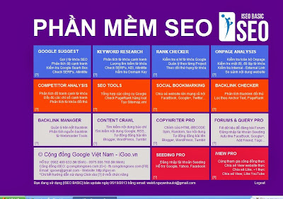 Phần mềm seo miễn phí Iseo hiệu quả chất lượng